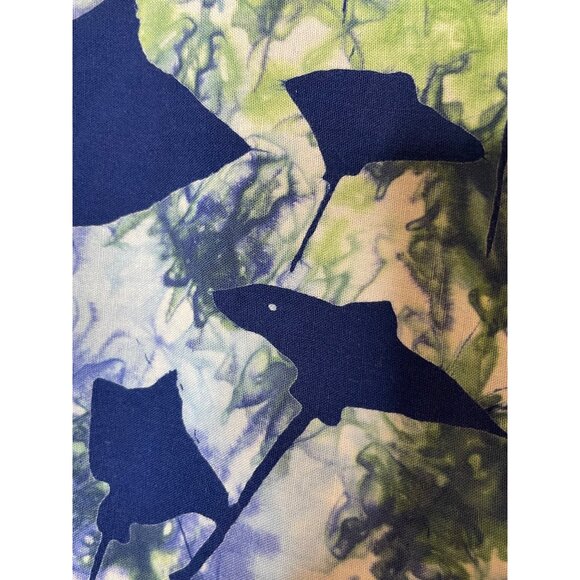 Rum Reggae Cabana Shirt "Eagles On High" Short Sleeve Pockets Size 4XL - Picture 7 of 14